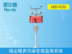 揚塵噪聲污染在線監測系統，提高監測效率